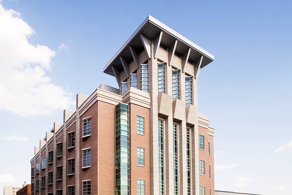 Hollings Cancer center building exterior